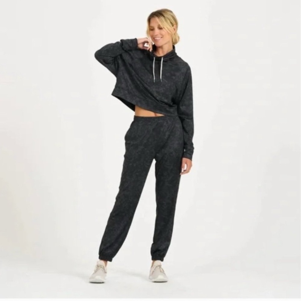 Vuori Boyfriend Jogger Charcoal Tortoise XS - Picture 4 of 11